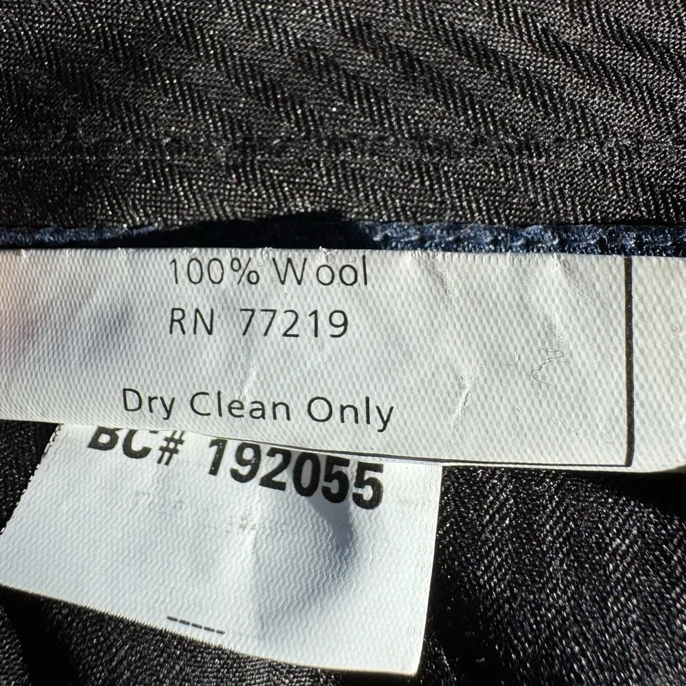 Joseph & Feiss Gray Wool Pleated Trousers Dress Pants Size 32